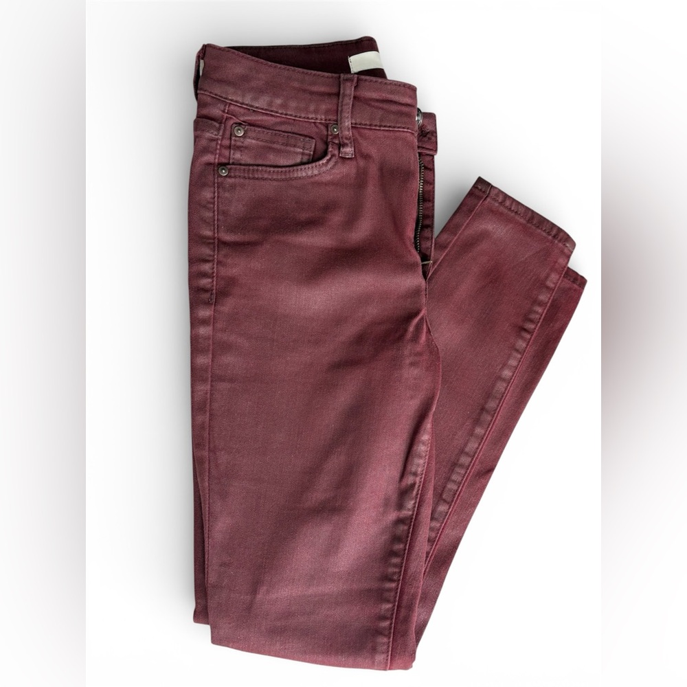Ella Moss Deep Red Skinny Jeans